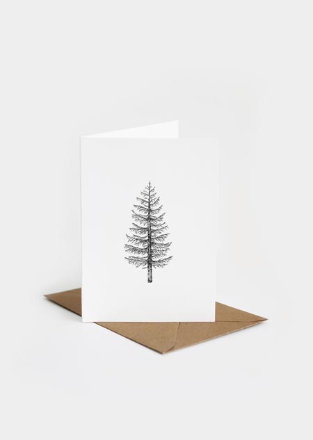 Pine tree (greeting card)