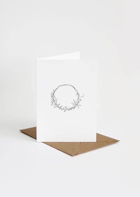 Wreath (greeting card)