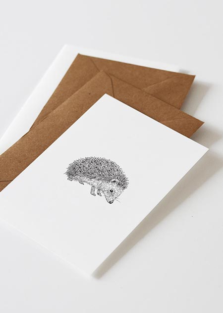 Hedgehog - A5 print 