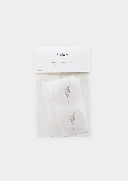 Sticker set - droogbloemen