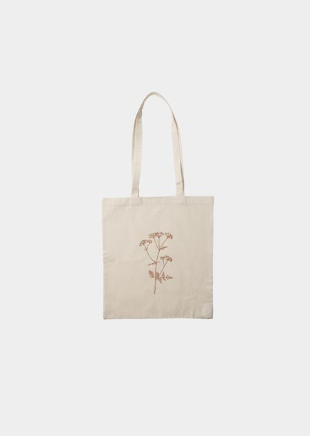 Canvas bag - cow parsley