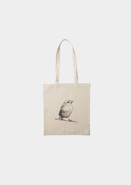 Canvas bag - robin