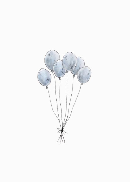 Ballonnen (blauw)