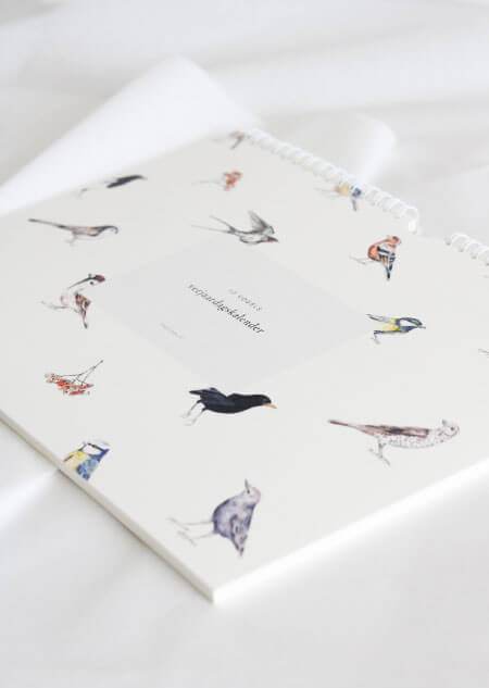 Birthday calendar - birds