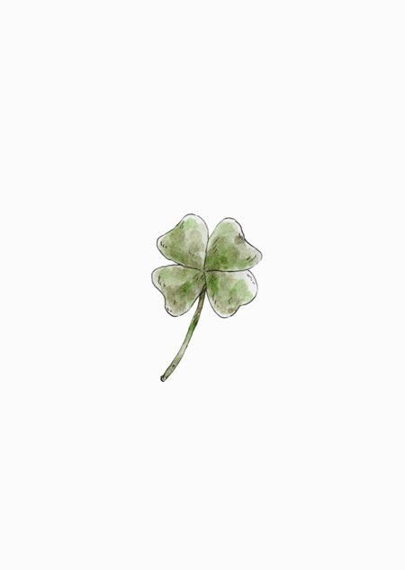 Four-leaf clover (color)