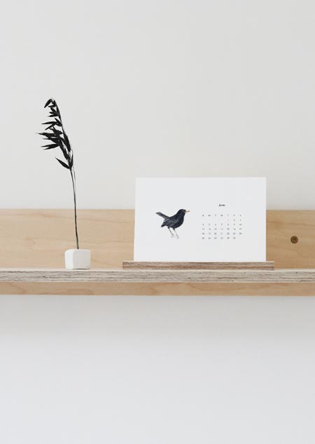 Desk calendar '23 - birds