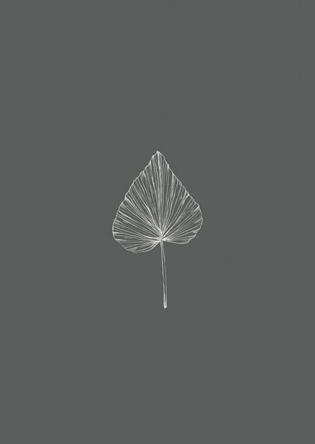 Palm leaf (green) - A4
