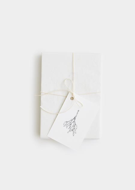 Gift tags - 10x mistletoe