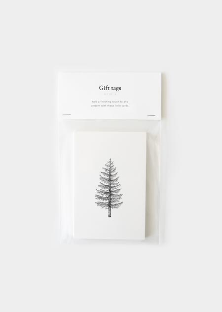 Cadeaukaartjes - 10x dennenboom