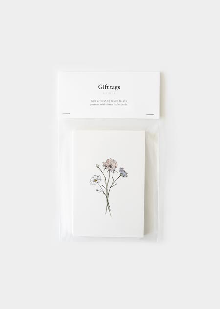 Gift tags - 10x wildflowers