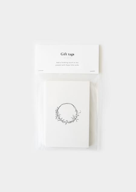 Gift tags - 10x wreath