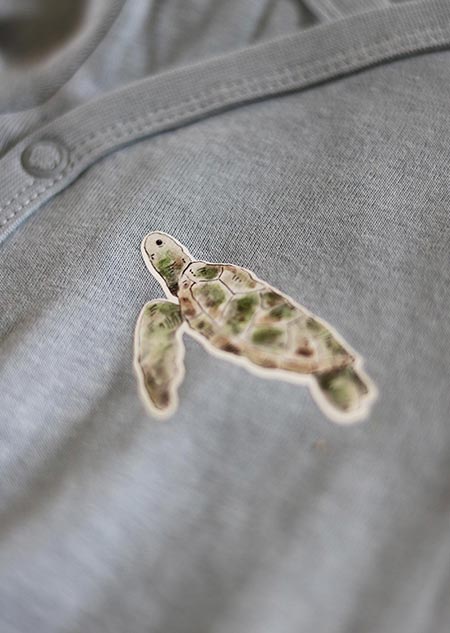 Iron-on patch - turtle