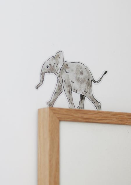 Wall sticker - elephant