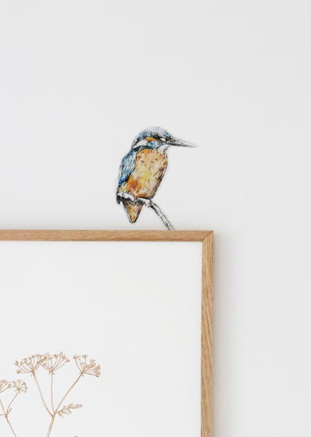 Wall sticker - kingfisher