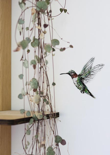 Wall sticker - hummingbird