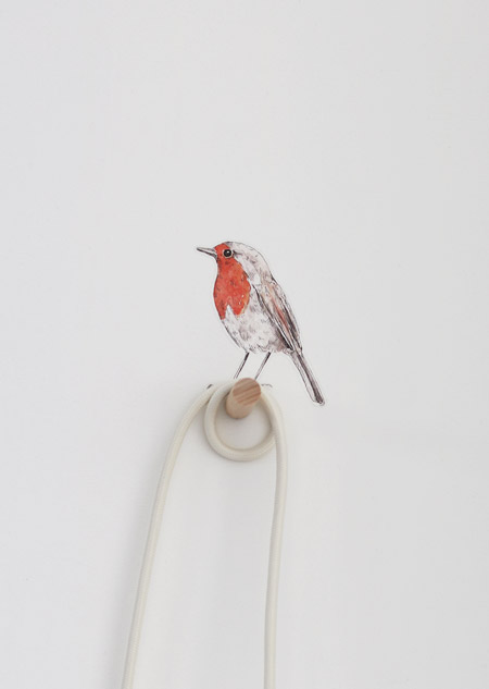 Wall sticker - robin (color)