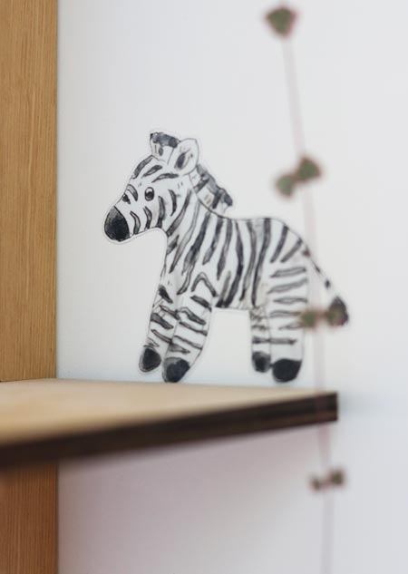 Wall sticker - zebra