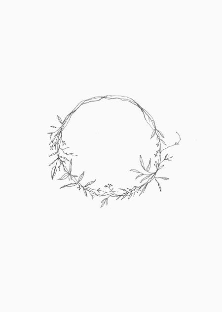 Wreath - A5 print